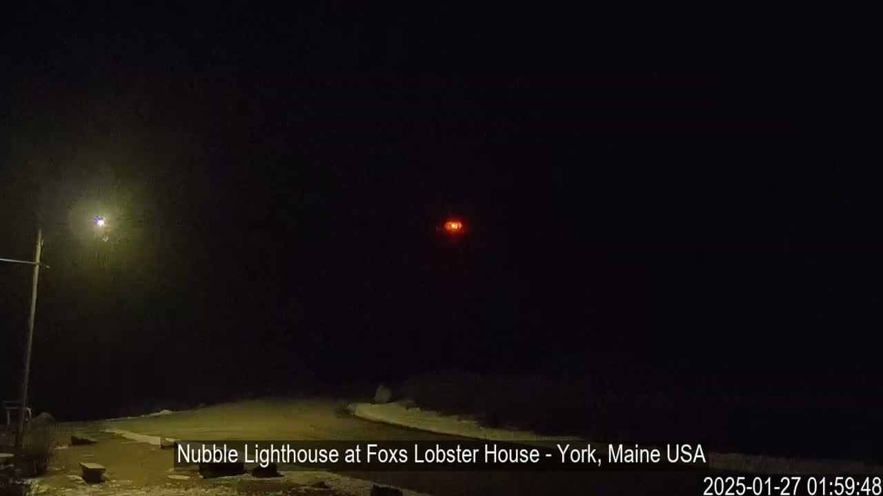 Nubble Lighthouse View Live Cam - York, Maine USA