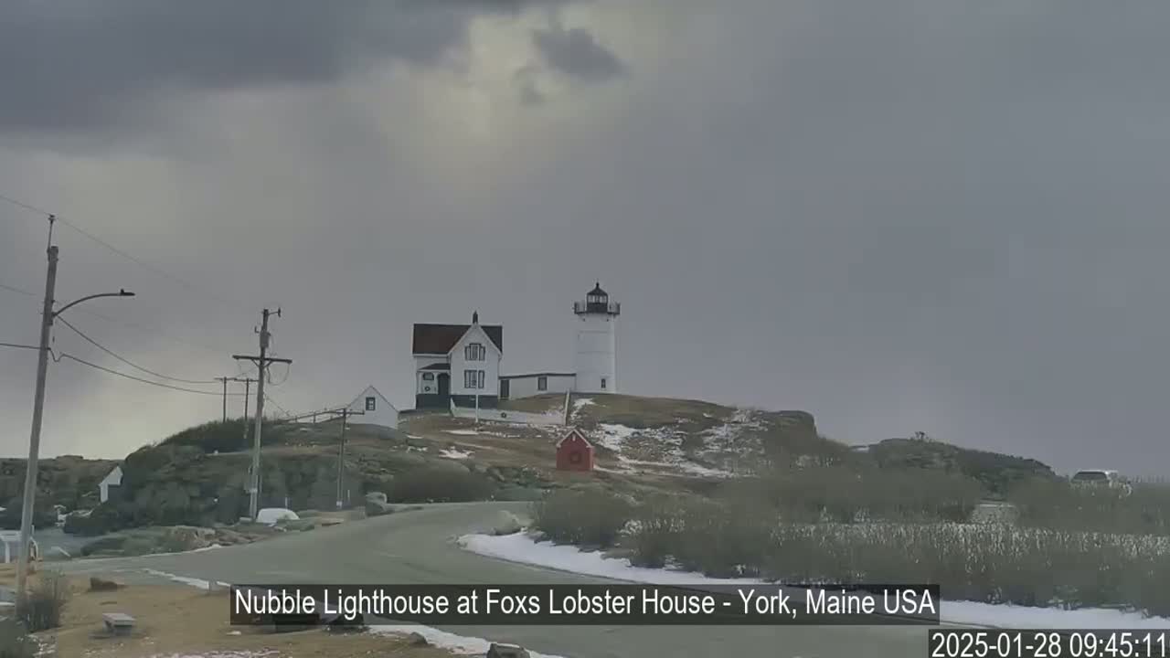 Nubble Lighthouse View Live Cam - York, Maine USA