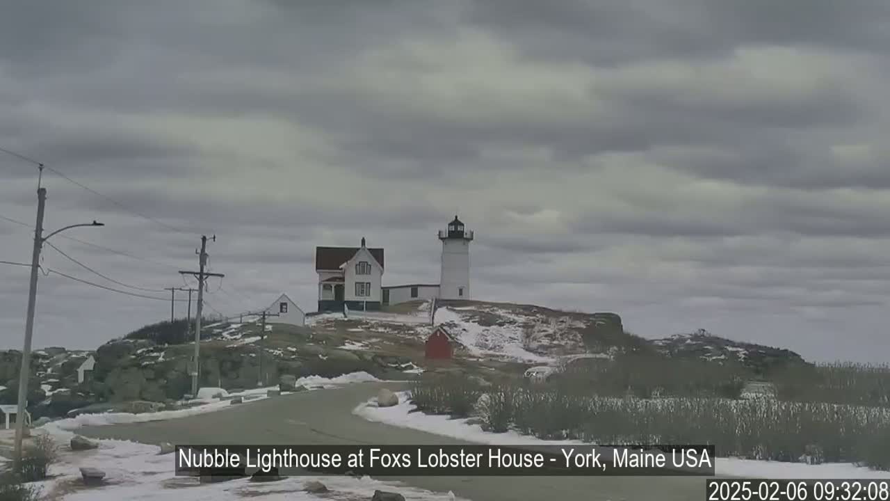 Nubble Lighthouse View Live Cam - York, Maine USA