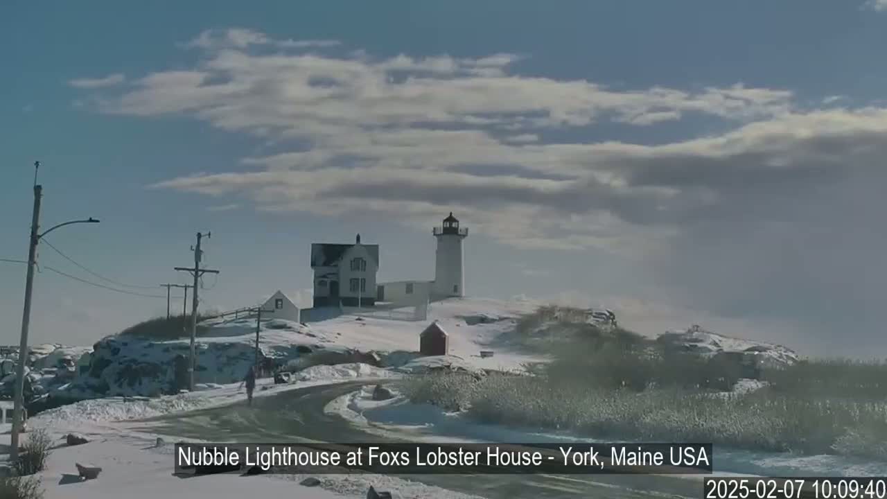 Nubble Lighthouse View Live Cam - York, Maine USA