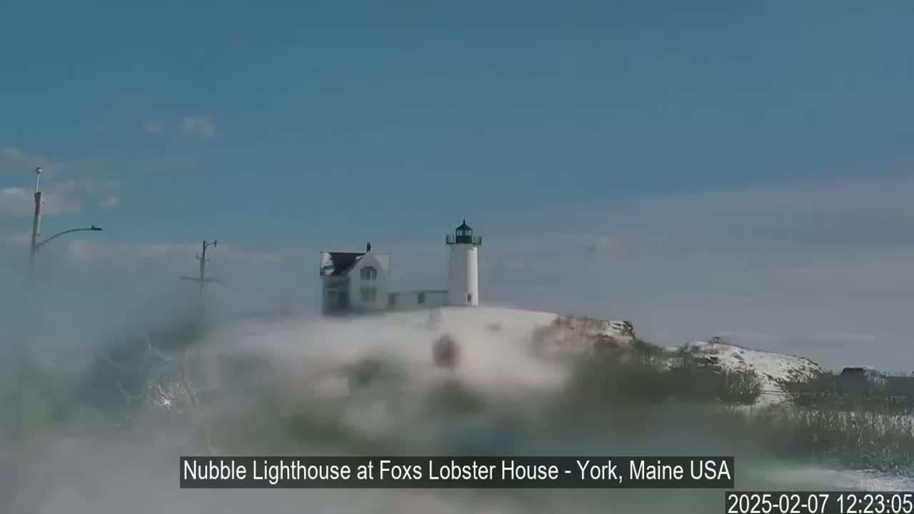 Nubble Lighthouse View Live Cam - York, Maine USA