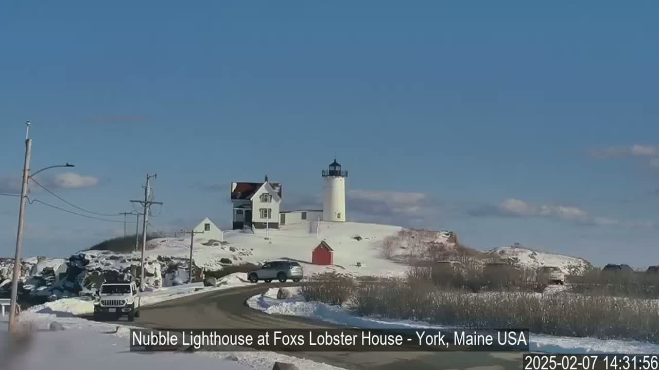 Nubble Lighthouse View Live Cam - York, Maine USA