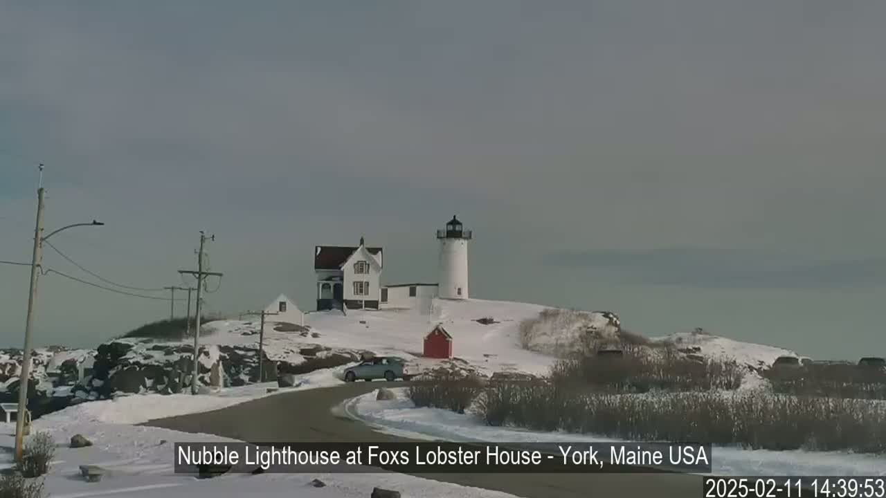 Nubble Lighthouse View Live Cam - York, Maine USA