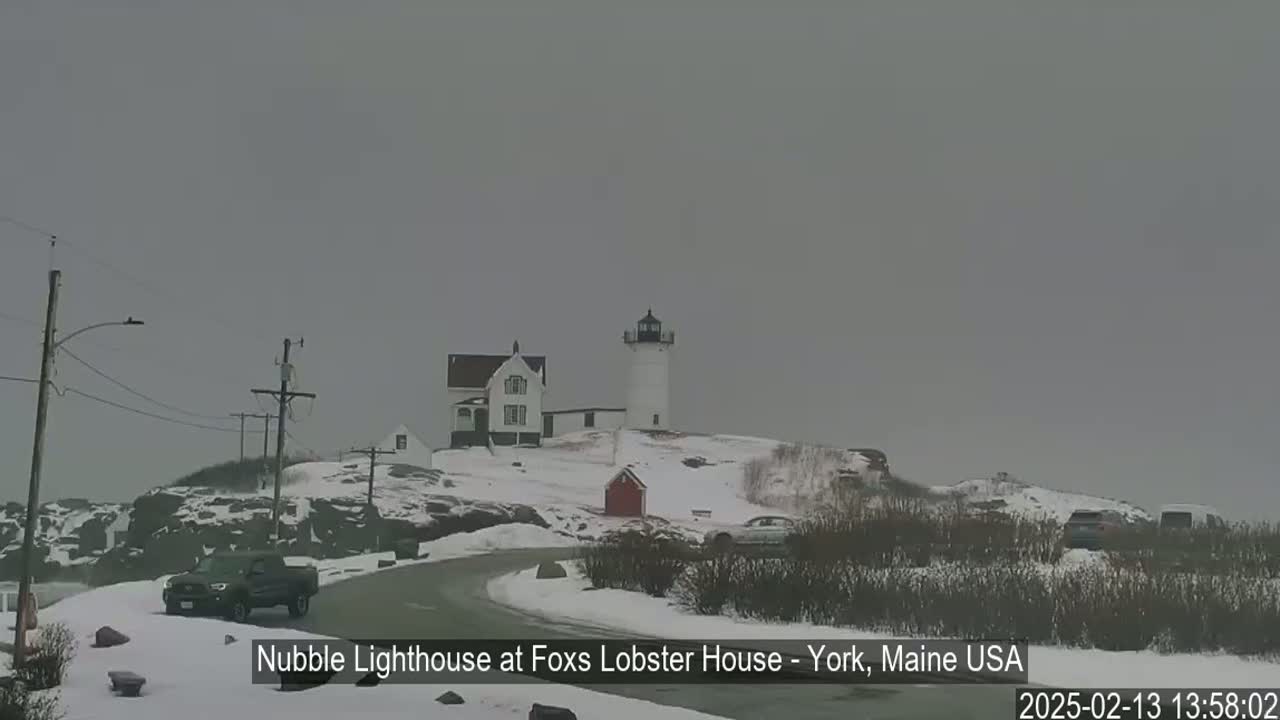 Nubble Lighthouse View Live Cam - York, Maine USA