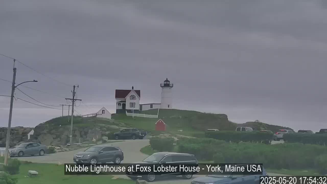 Nubble Lighthouse View Live Cam - York, Maine USA