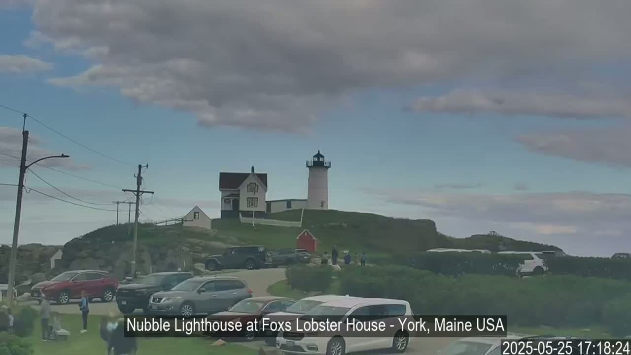 Nubble Lighthouse View Live Cam - York, Maine USA