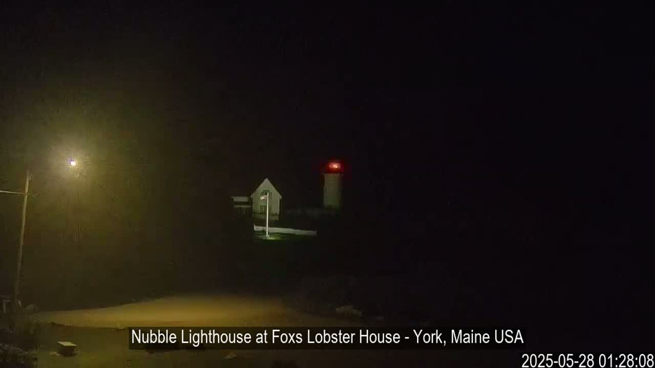 Nubble Lighthouse View Live Cam - York, Maine USA