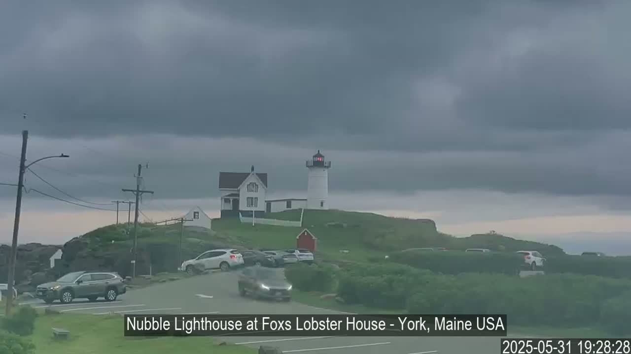 Nubble Lighthouse View Live Cam - York, Maine USA
