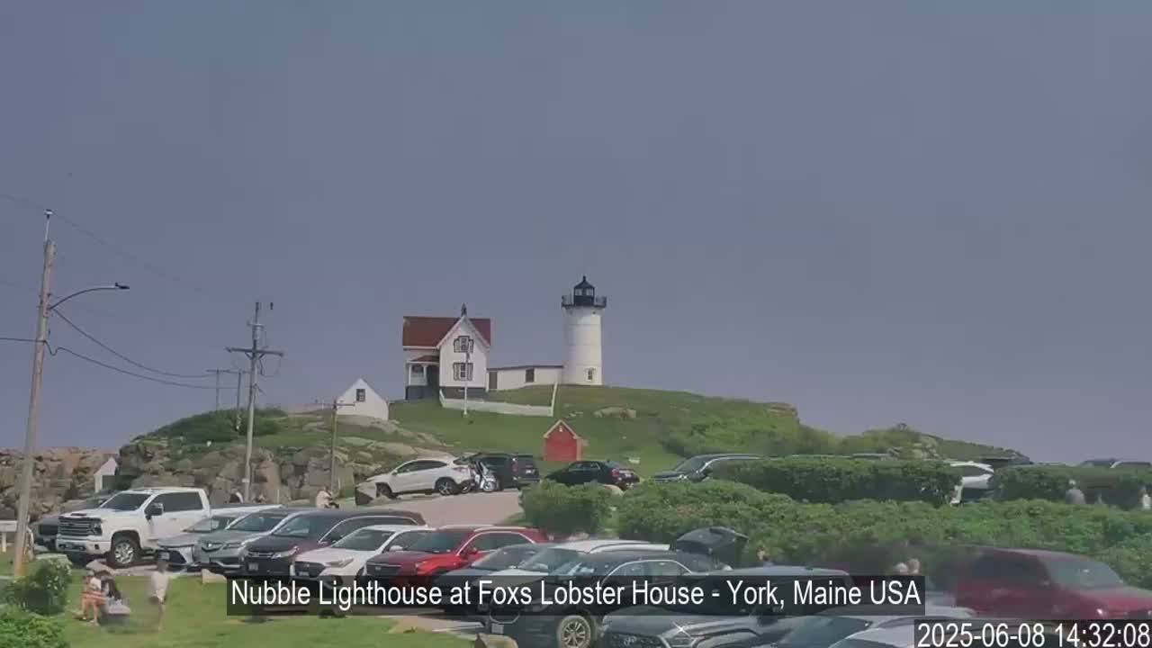Nubble Lighthouse View Live Cam - York, Maine USA