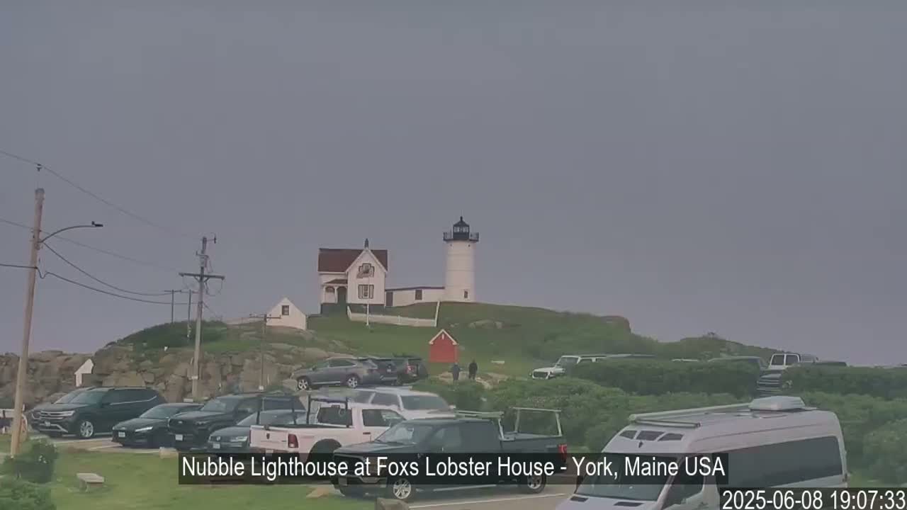 Nubble Lighthouse View Live Cam - York, Maine USA