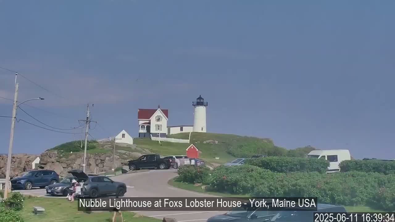 Nubble Lighthouse View Live Cam - York, Maine USA