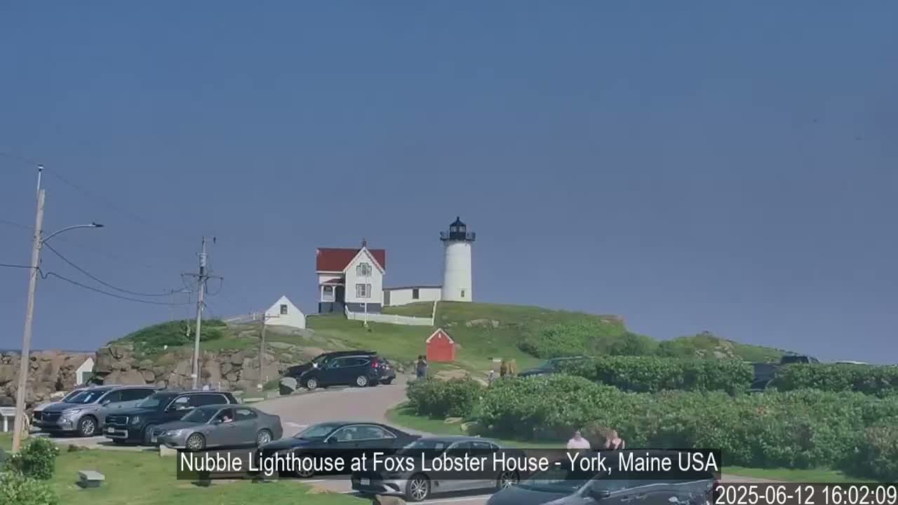 Nubble Lighthouse View Live Cam - York, Maine USA