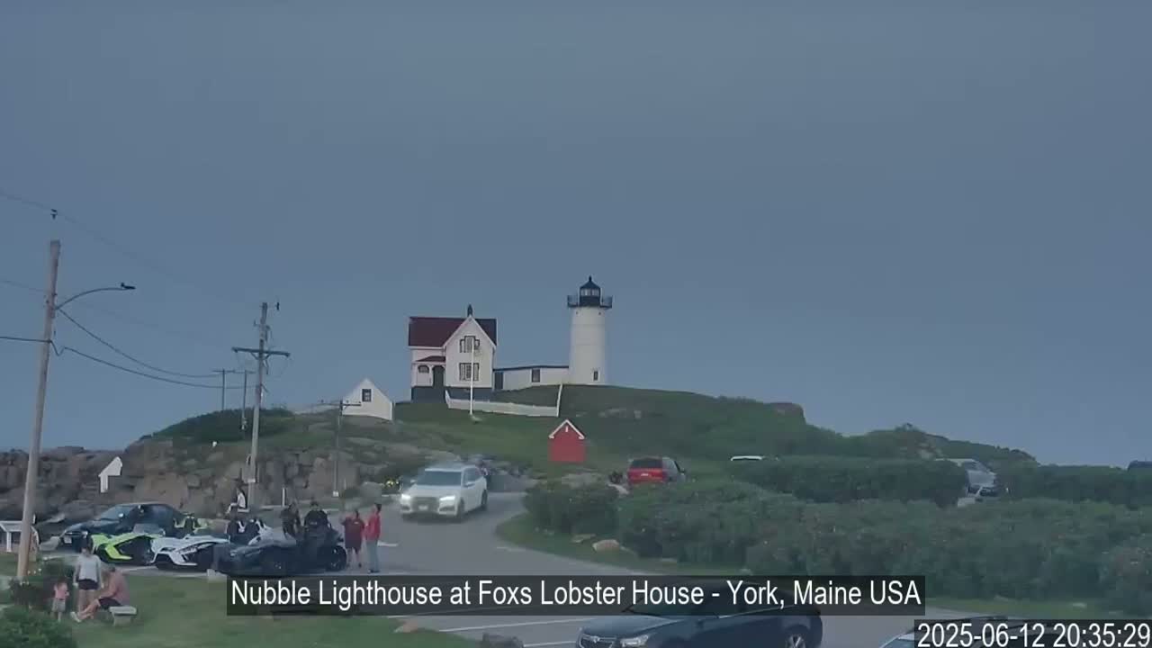 Nubble Lighthouse View Live Cam - York, Maine USA