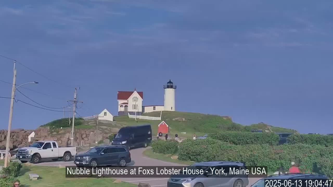 Nubble Lighthouse View Live Cam - York, Maine USA