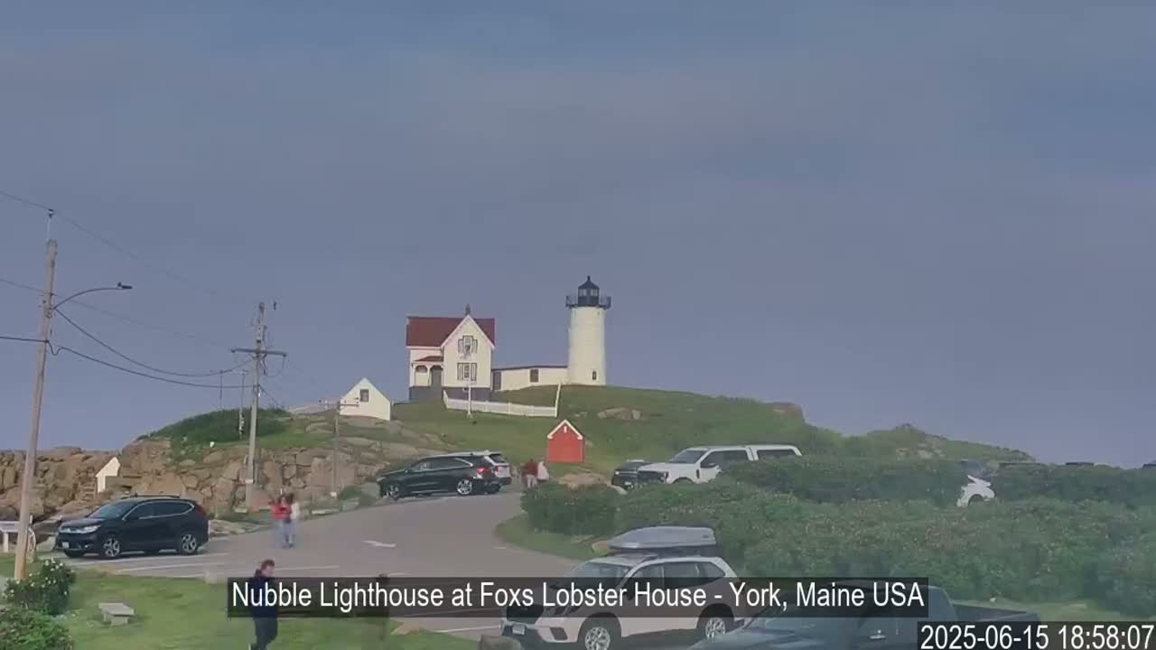Nubble Lighthouse View Live Cam - York, Maine USA