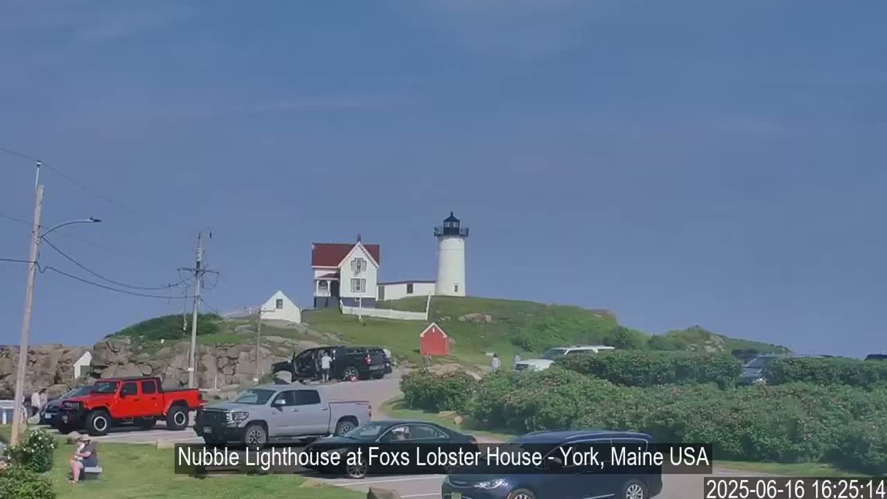 Nubble Lighthouse View Live Cam - York, Maine USA