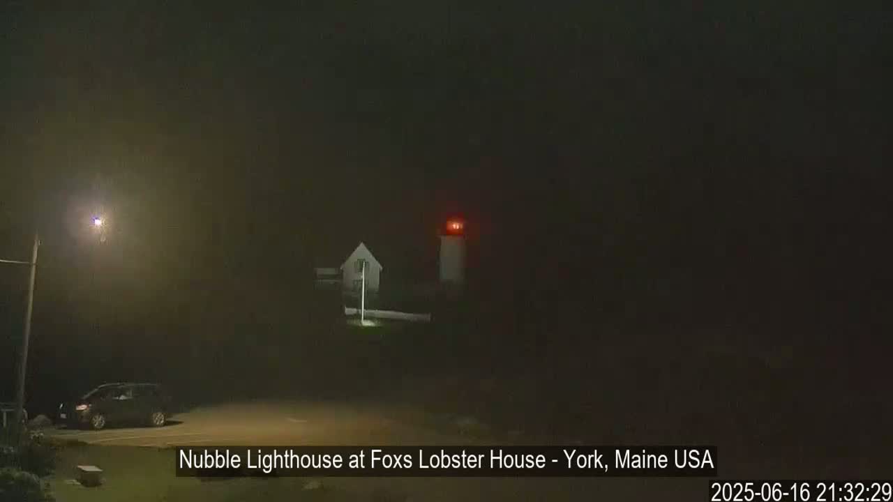 Nubble Lighthouse View Live Cam - York, Maine USA