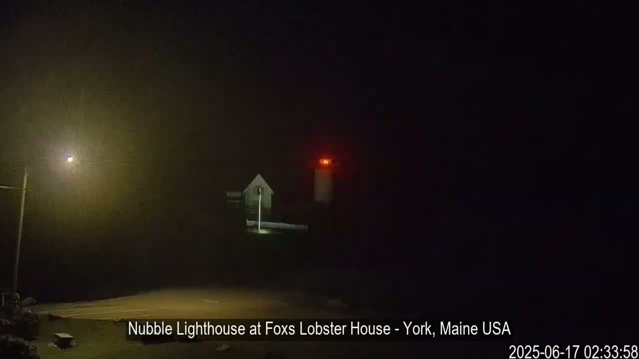 Nubble Lighthouse View Live Cam - York, Maine USA