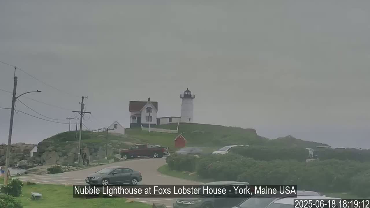 Nubble Lighthouse View Live Cam - York, Maine USA
