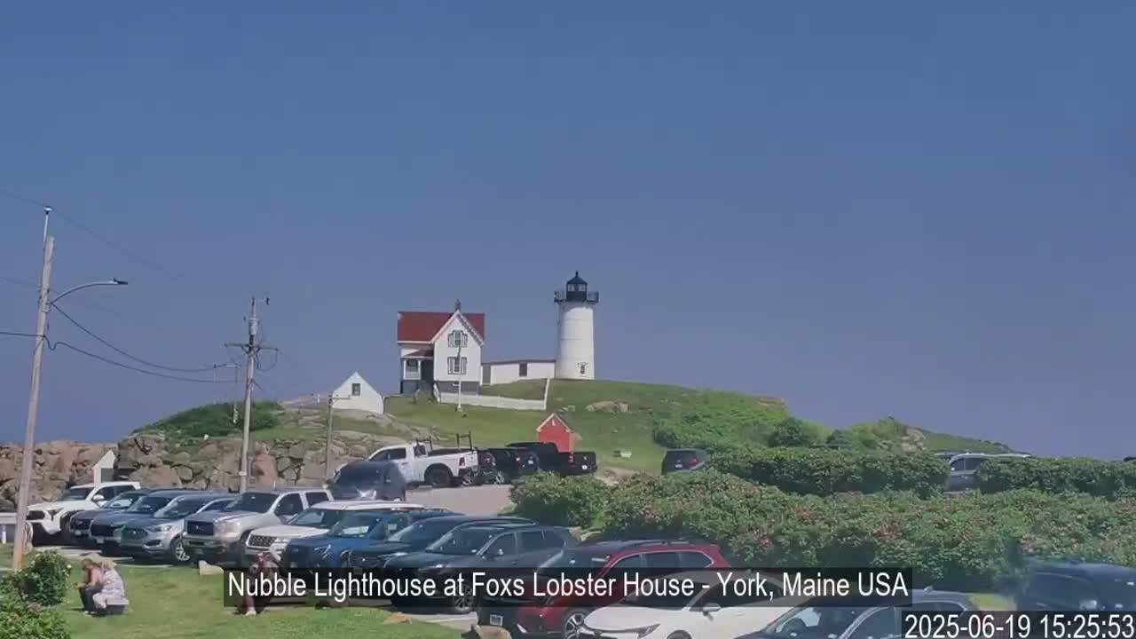 Nubble Lighthouse View Live Cam - York, Maine USA