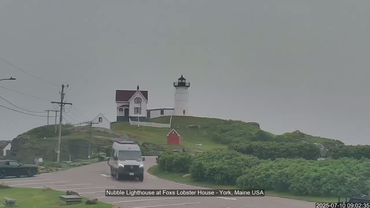 Nubble Lighthouse View Live Cam - York, Maine USA