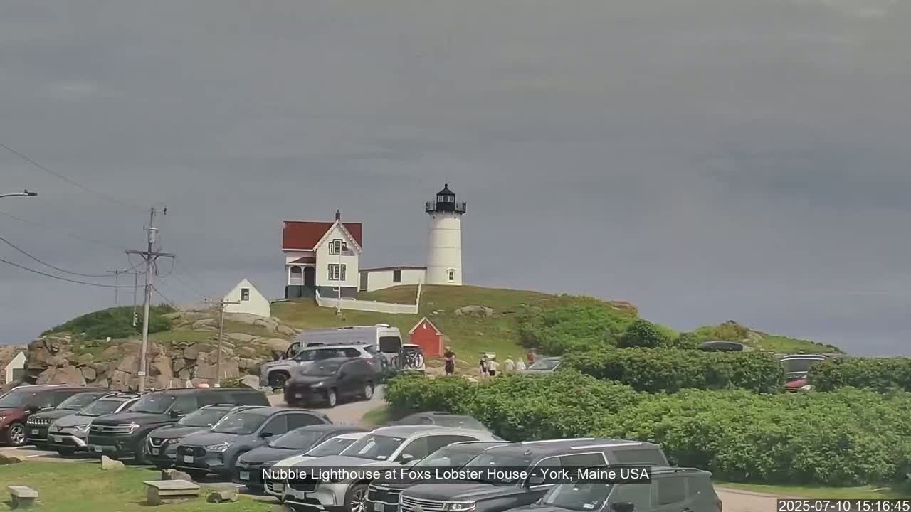 Nubble Lighthouse View Live Cam - York, Maine USA
