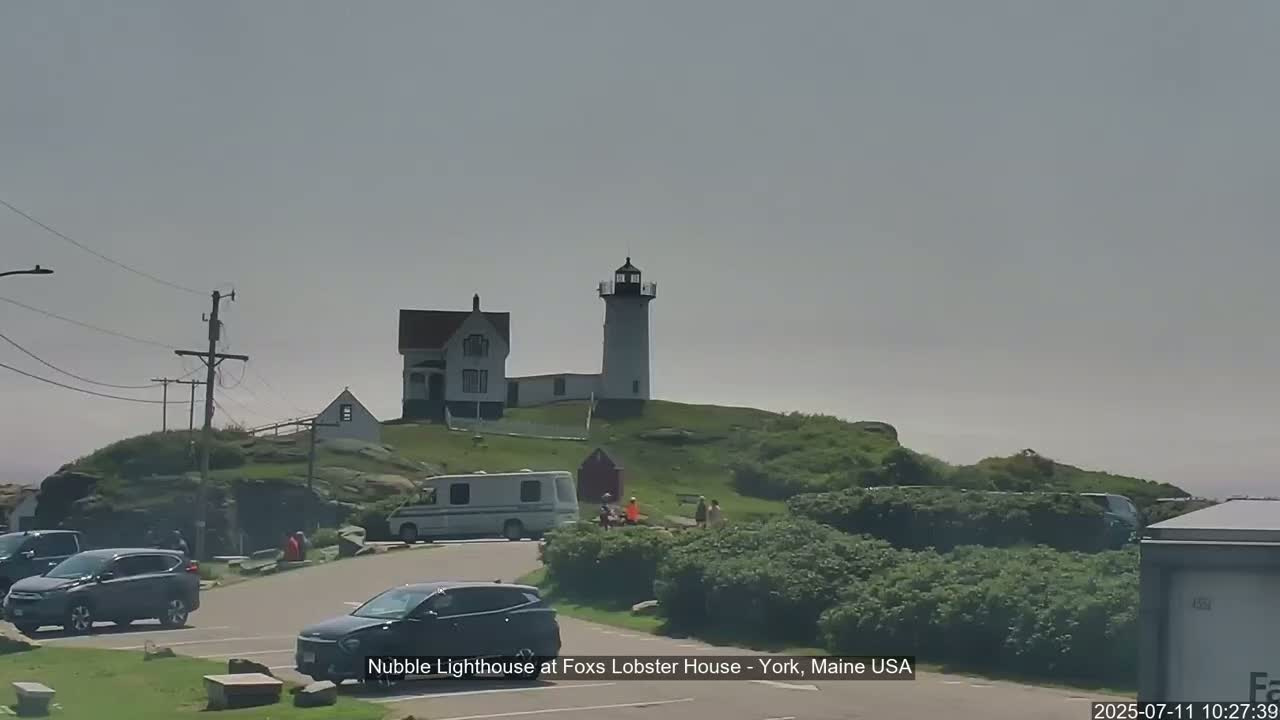Nubble Lighthouse View Live Cam - York, Maine USA