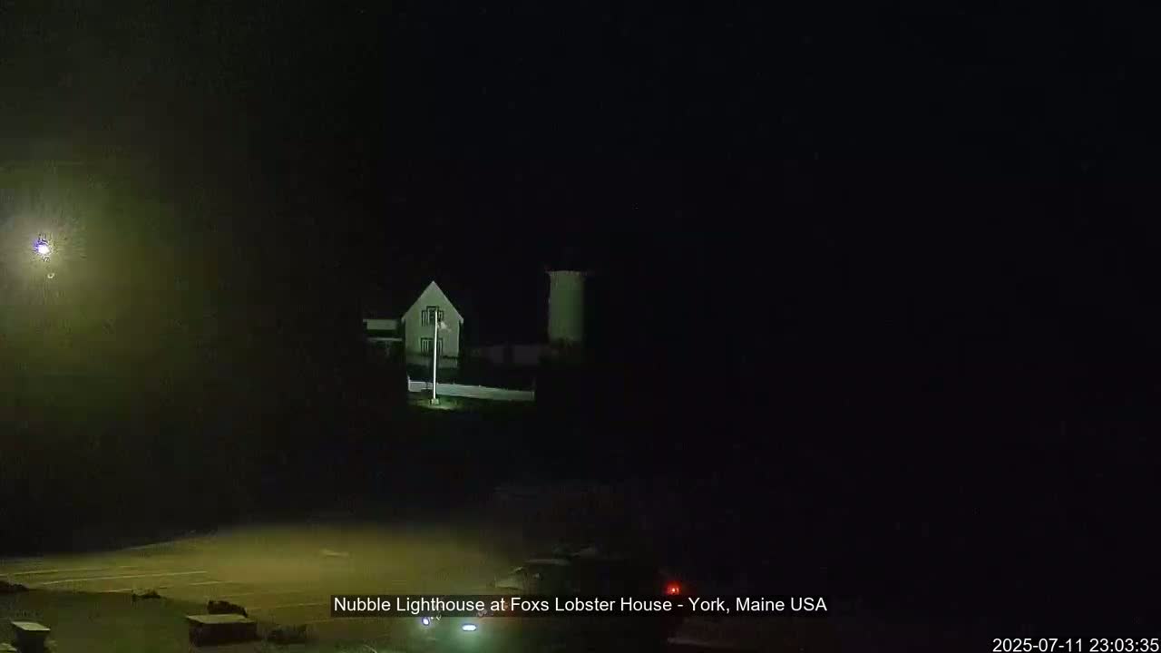 Nubble Lighthouse View Live Cam - York, Maine USA