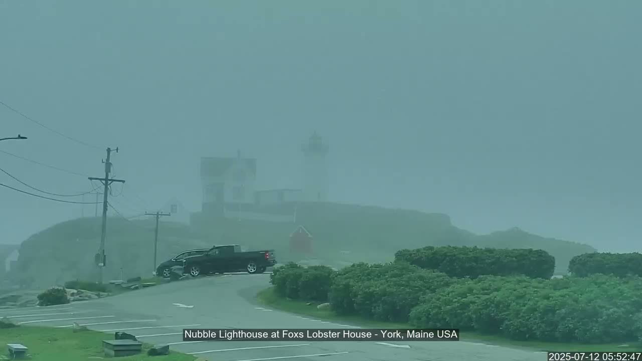 Nubble Lighthouse View Live Cam - York, Maine USA