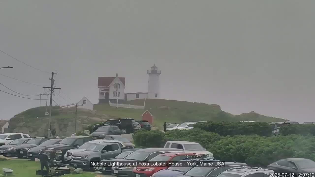 Nubble Lighthouse View Live Cam - York, Maine USA