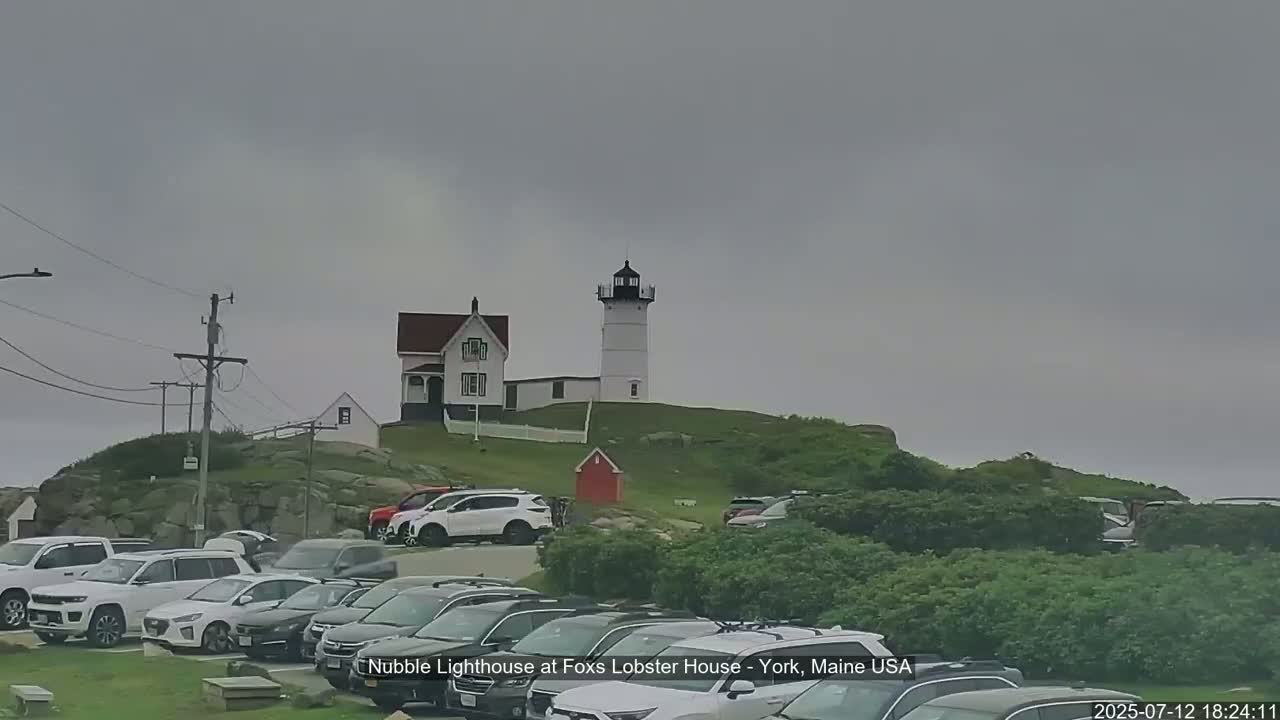 Nubble Lighthouse View Live Cam - York, Maine USA
