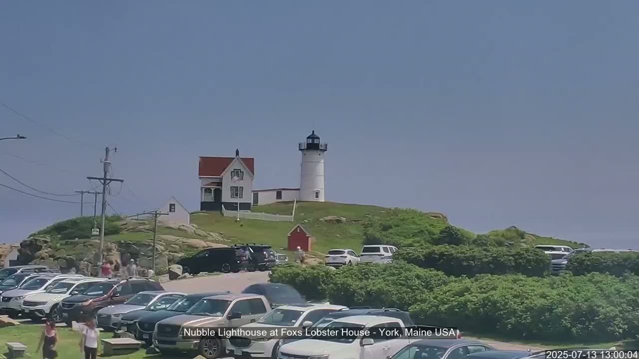 Nubble Lighthouse View Live Cam - York, Maine USA