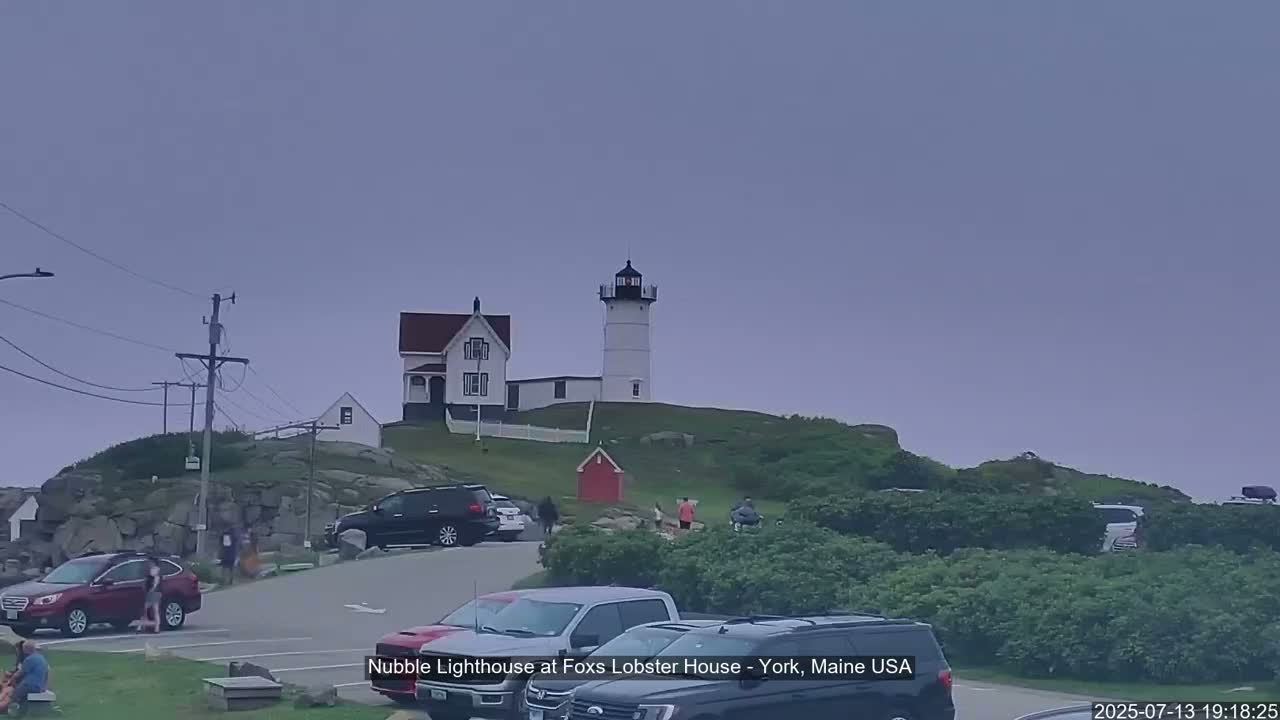 Nubble Lighthouse View Live Cam - York, Maine USA