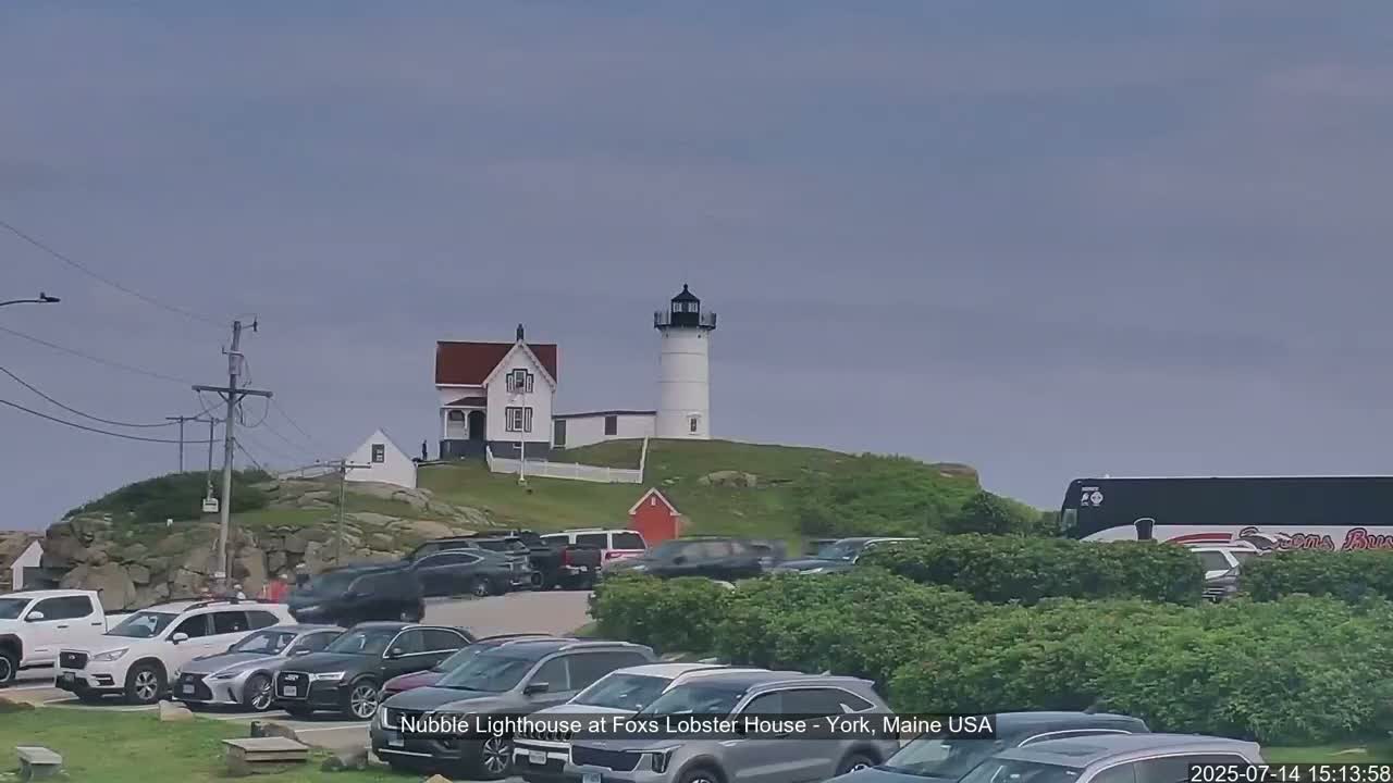 Nubble Lighthouse View Live Cam - York, Maine USA