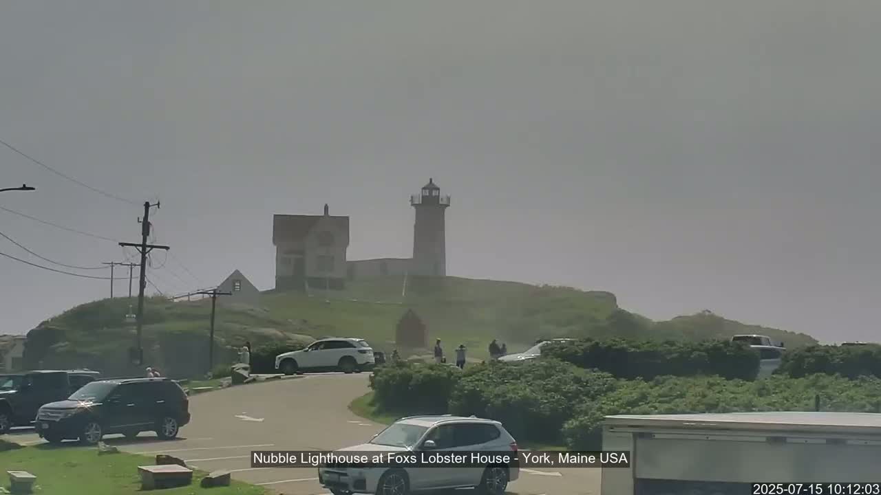 Nubble Lighthouse View Live Cam - York, Maine USA