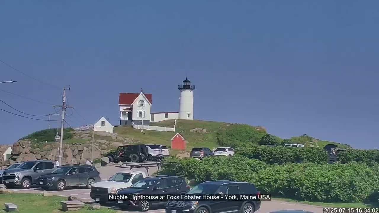Nubble Lighthouse View Live Cam - York, Maine USA