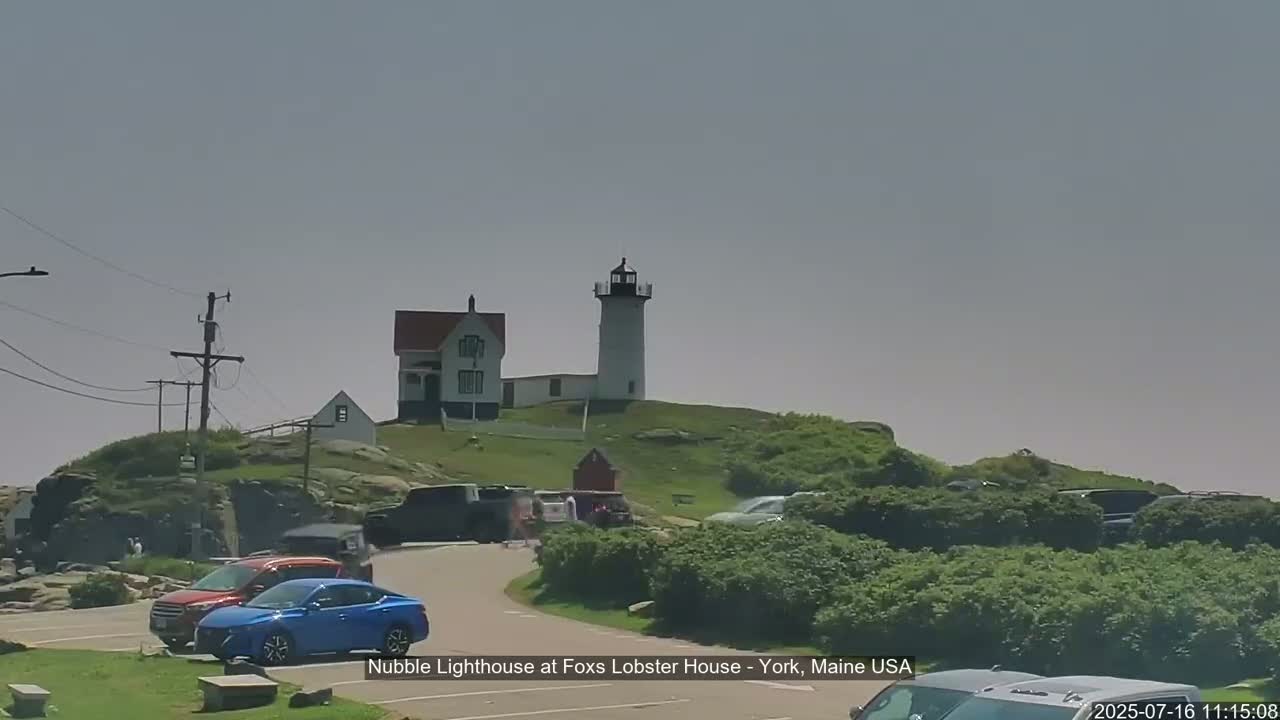 Nubble Lighthouse View Live Cam - York, Maine USA