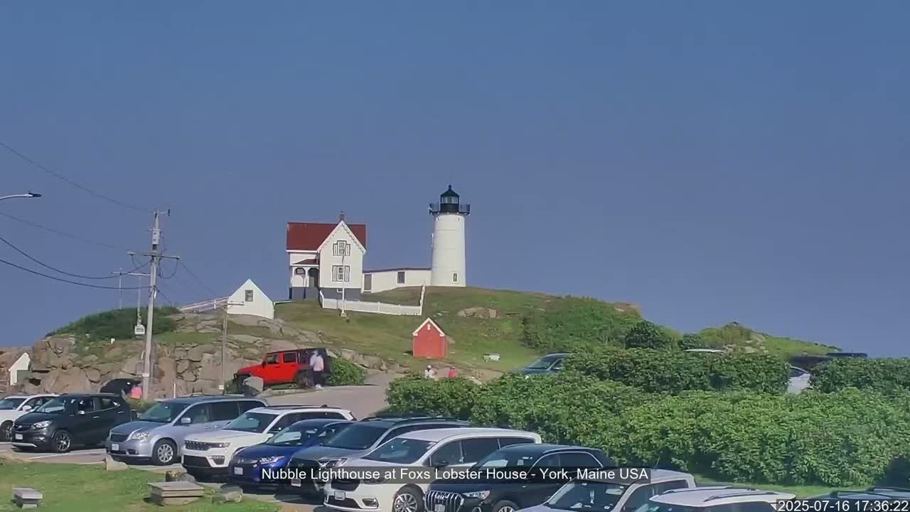 Nubble Lighthouse View Live Cam - York, Maine USA