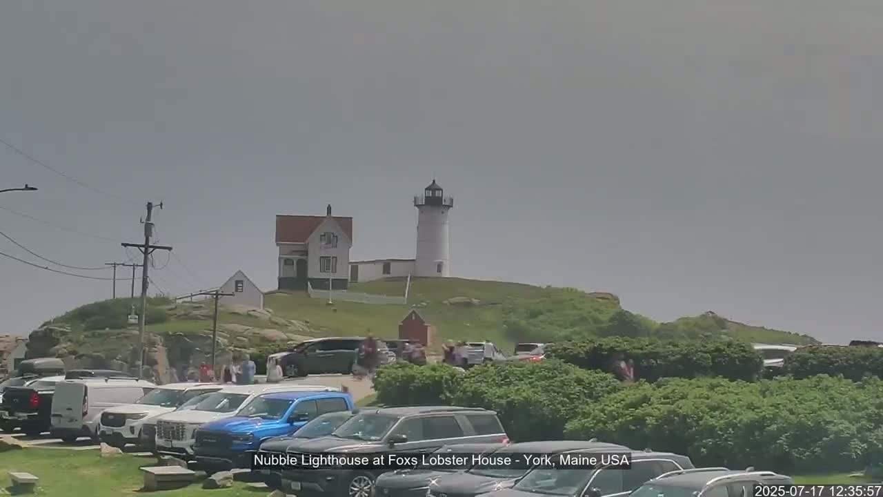 Nubble Lighthouse View Live Cam - York, Maine USA