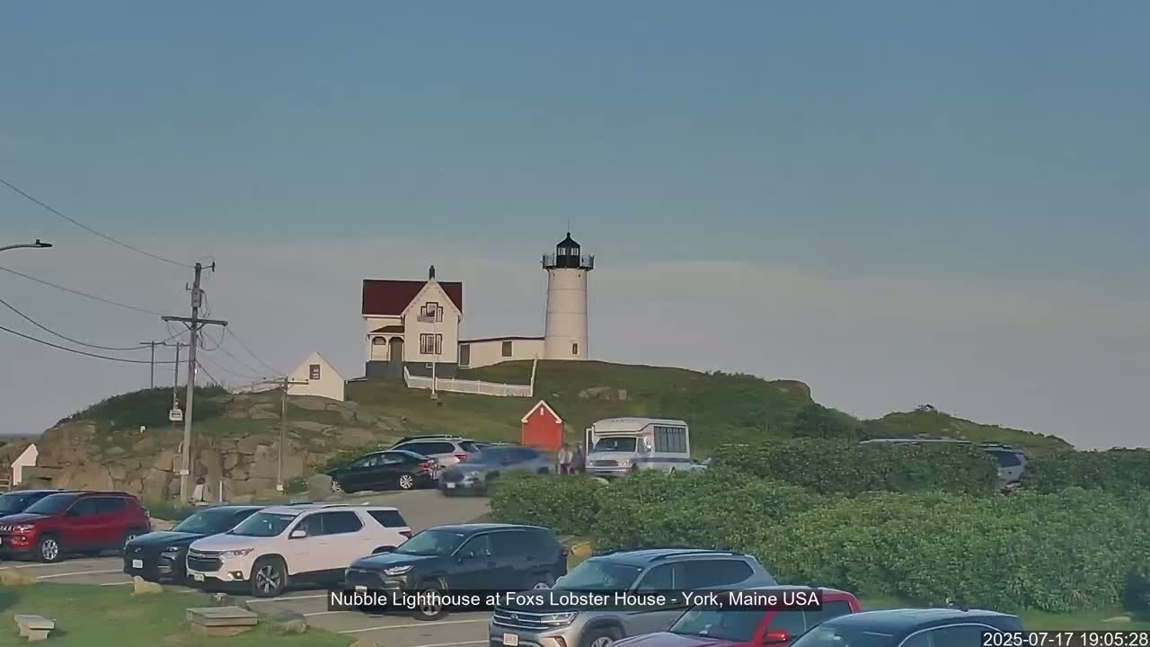 Nubble Lighthouse View Live Cam - York, Maine USA