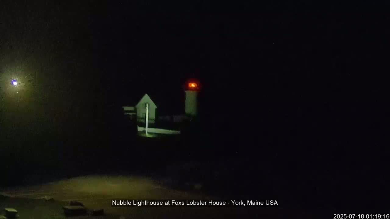 Nubble Lighthouse View Live Cam - York, Maine USA
