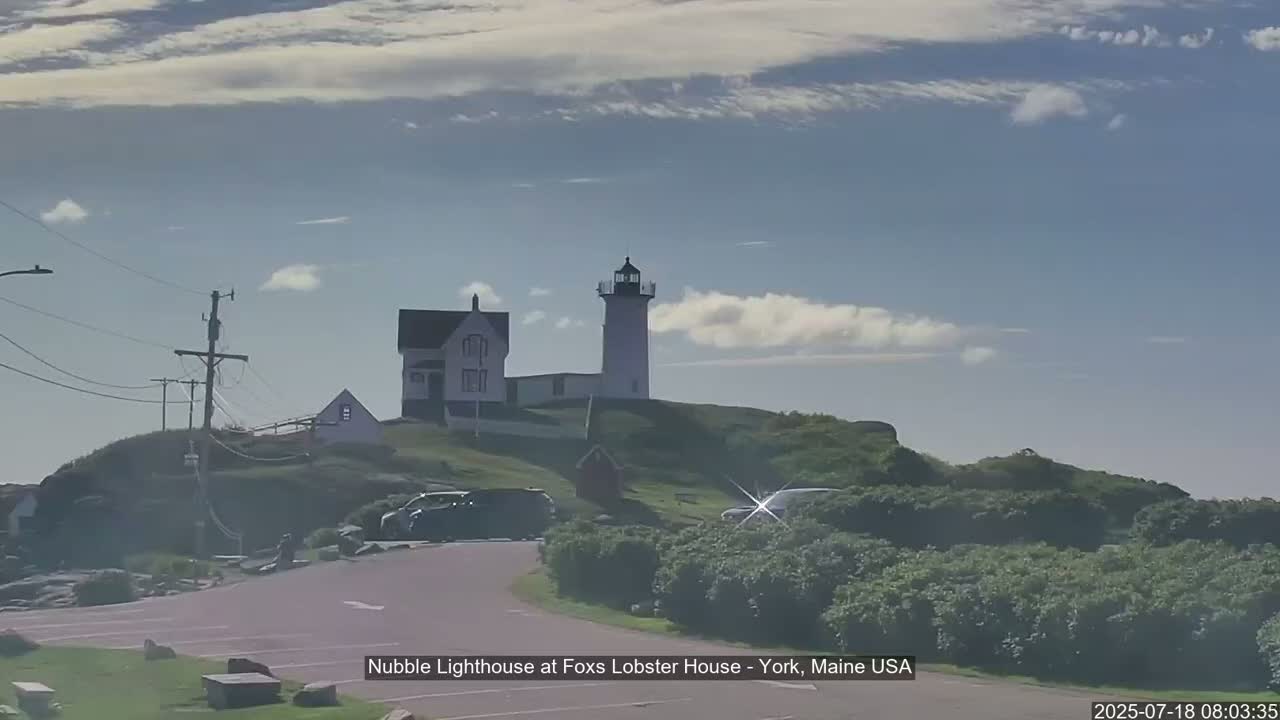 Nubble Lighthouse View Live Cam - York, Maine USA