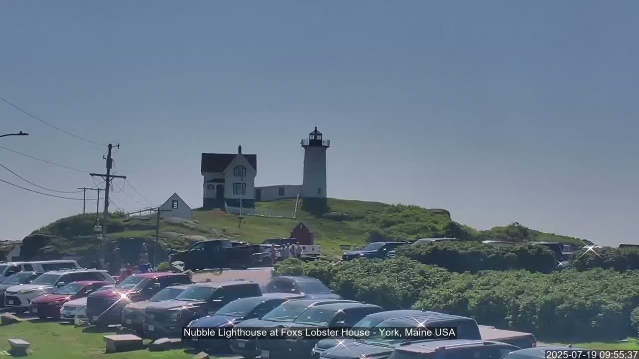 Nubble Lighthouse View Live Cam - York, Maine USA