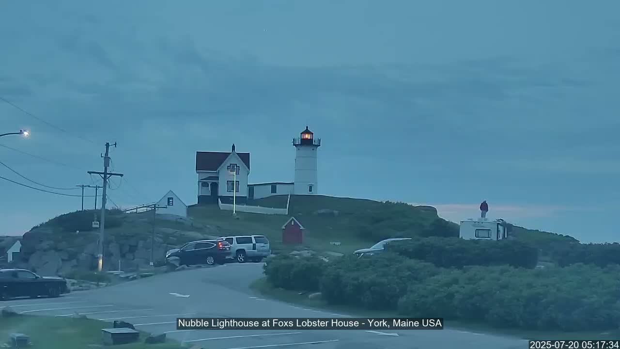 Nubble Lighthouse View Live Cam - York, Maine USA