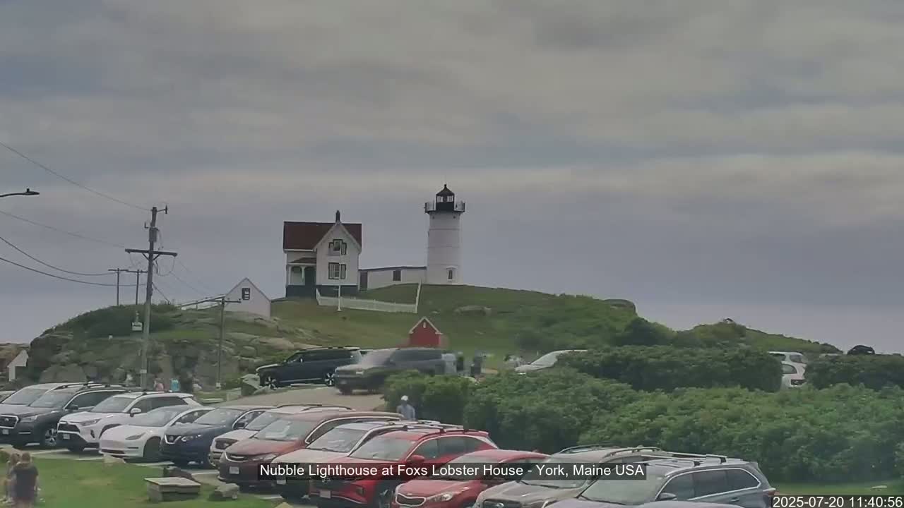Nubble Lighthouse View Live Cam - York, Maine USA