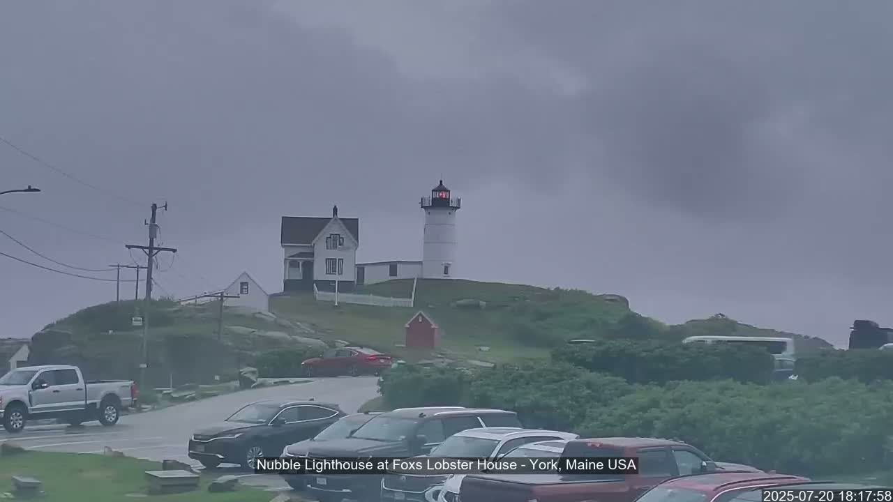 Nubble Lighthouse View Live Cam - York, Maine USA