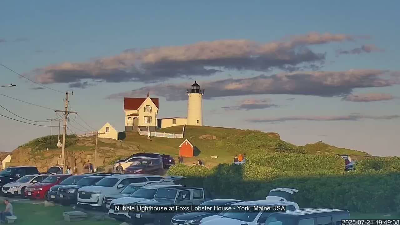 Nubble Lighthouse View Live Cam - York, Maine USA