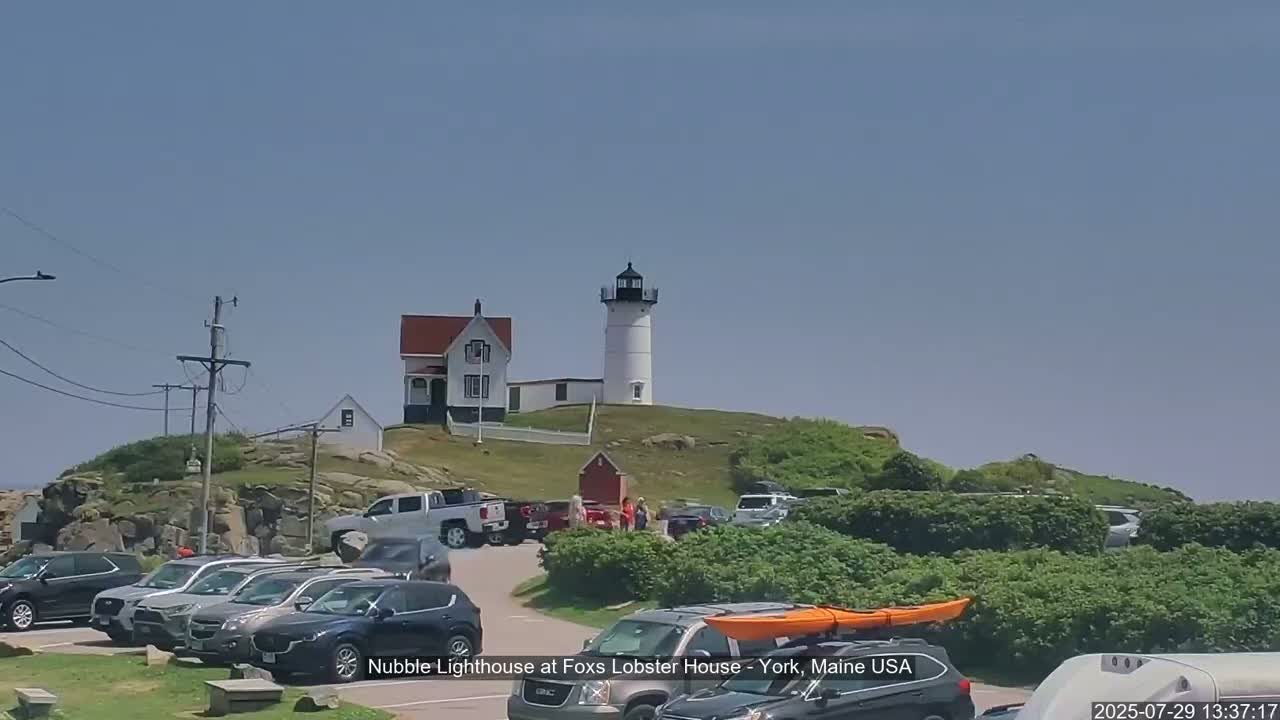 Nubble Lighthouse View Live Cam - York, Maine USA