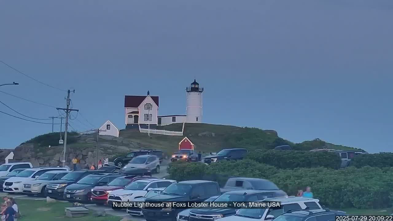 Nubble Lighthouse View Live Cam - York, Maine USA