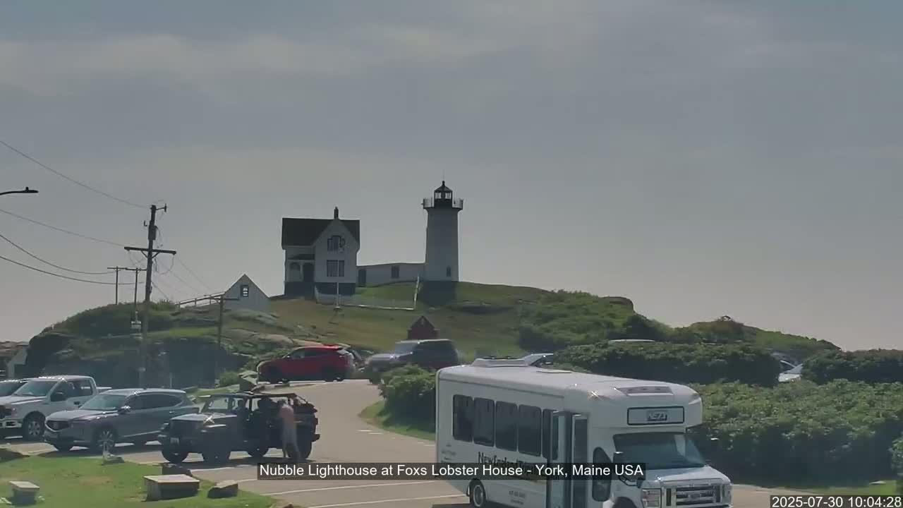 Nubble Lighthouse View Live Cam - York, Maine USA